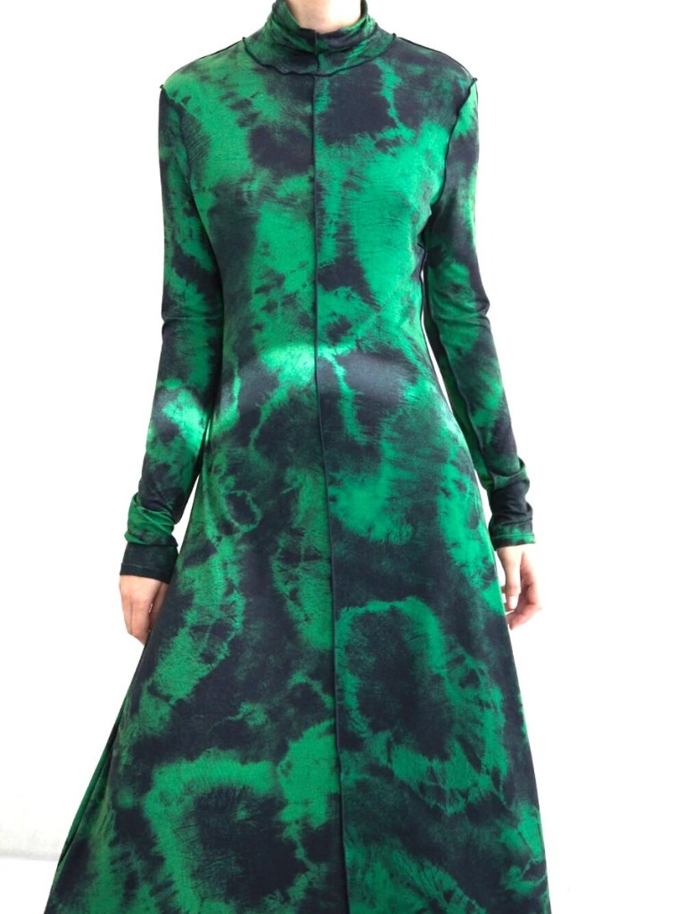 Proenza Schouler White Label Marble Turtleneck Dress